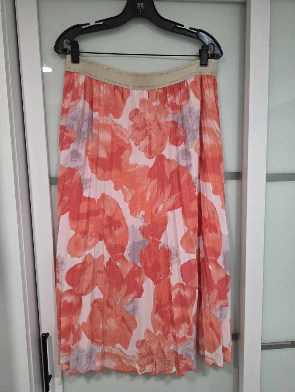 Gerry Weber Lemon Soul Floral Pleated Midi Skirt EU 40 US 10 - Picture 15 of 16